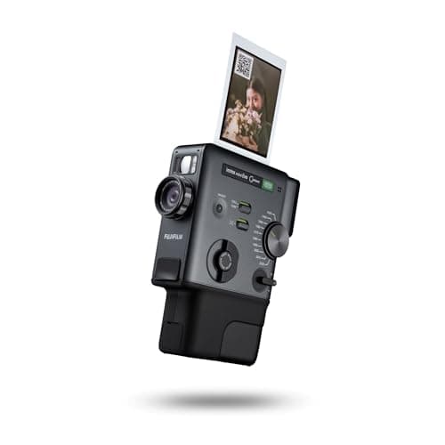 Image of instax mini EVO Cinema, 3-in-1 Hybrid digital instant camera, smartphone printer and Video camera with a 1.54-inch high resolution display, Self Timer, Remote Shooting, Video Edit via app