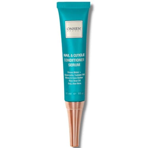 Image of Onsen Nail & Cuticle Cream Treatment w/Japanese Tsubaki, Jojoba & Lavender Oil, Shea Butter – Strengthens Nails, Softens Cuticles - Daily Repair Care - 30ml