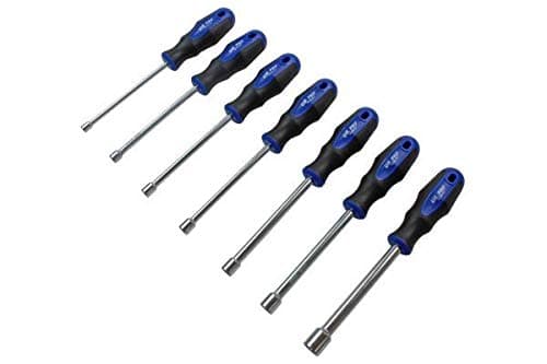 Image of US PRO Tools 7 Pc Nut Driver Spinner Screwdriver Set Sizes 5,6,7,8,9,10,13mm 1614
