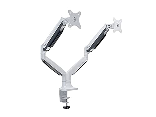 Image of Multibrackets M Deskmount Gas Spring Dual 68.6 cm (27") Bolt-On Black,White - TV Stand (Bolted, 9 kg, 38.1 cm (15"), 68.6 cm (27"), 100 x 100 mm, Black, White)