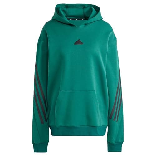 Image of adidas Future Icons 3 Stripes Hoodie Men's Hoodie, collegiate green, XL