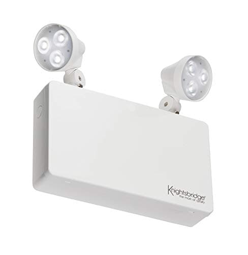 Image of Knightsbridge 230V IP20 6W LED Twin Spot Emergency Light, White