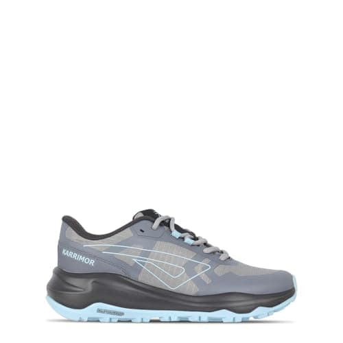 Image of Karrimor Womens Tempo Trail Trainers Grey/Blue 6 UK