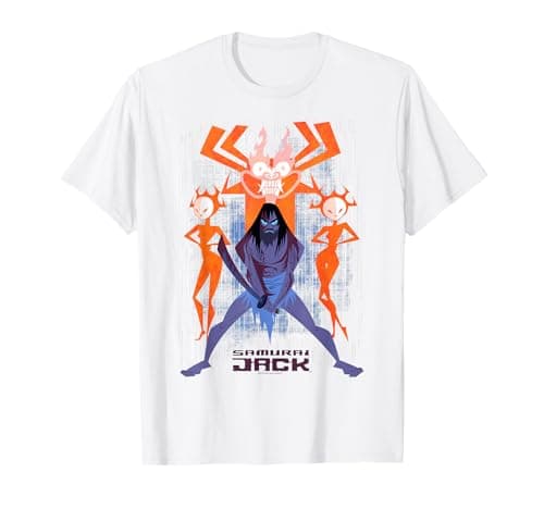 Image of Samurai Jack Jack vs Evil T-Shirt