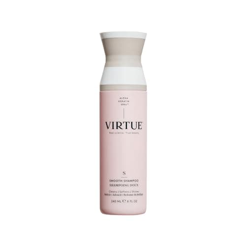 Image of Virtue Smooth Sulphate-Free Shampoo | Cleanses & Controls Frizz | Ideal for Curly Hair | Colour Safe | 240 ml