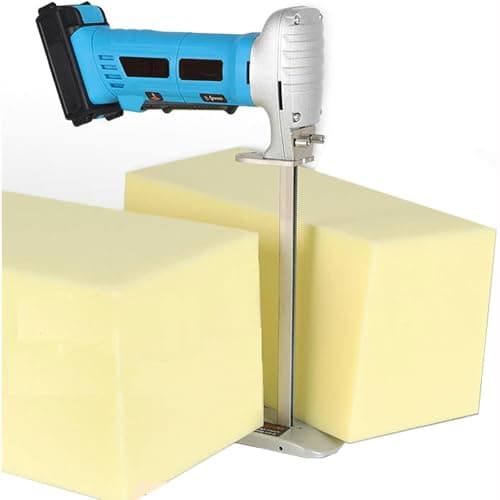 Image of QYOEGSQ Electric Foam Rubber Cutter 6”/8”/12”,300W Professional Foam Rubber Sponge Reciprocating Cutting Sponge Saw,Electric Foam Cutting Machine,Foam Cutting Tool(12")