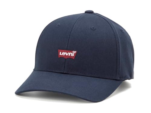 Image of Levi's Men's Housemark Flexfit Cap HAT, Navy Blue, Einheitsgröße