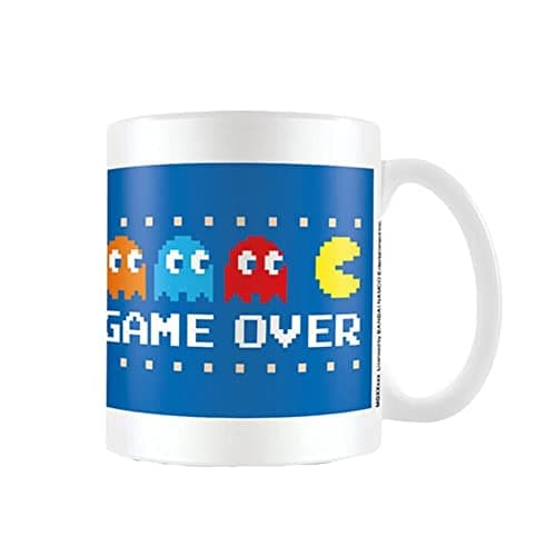 Image of Pyramid International MG26325 Pac-Man (Game Over) Coffee Mug, Ceramic, 11 oz, White