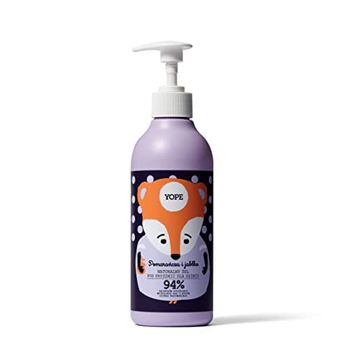 Image of YOPE Natural shower gel for kids Orange and Apple | Gentle | Nourishing and Strengthening | Orange and Apple extract |ingredients of natural origin | 400 ml