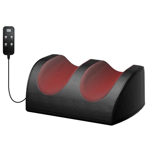 Image of LAOBEN Shiatsu Foot Massager with Heating Function, Relaxes Leg Muscles, Improves Blood Circulation, Foot and Leg Massager with Massage Rollers for Deep Tissue Massage, Gift for Mom, Dad and Friends.