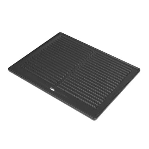 Image of Denmay Grill Griddle 41.5 x 31cm for Outback Meteor 4 Burner, CosmoGrill Pro & Deluxe 4+1 6+1, Spectrum 2 Burner, Ranger 3 Burner, Apollo Hooded,Grill Plate Cast Iron Pizza Plate