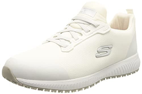 Image of Skechers Men's Squad Sr Myton Sneaker, White Textile/Synthetic, 9 UK