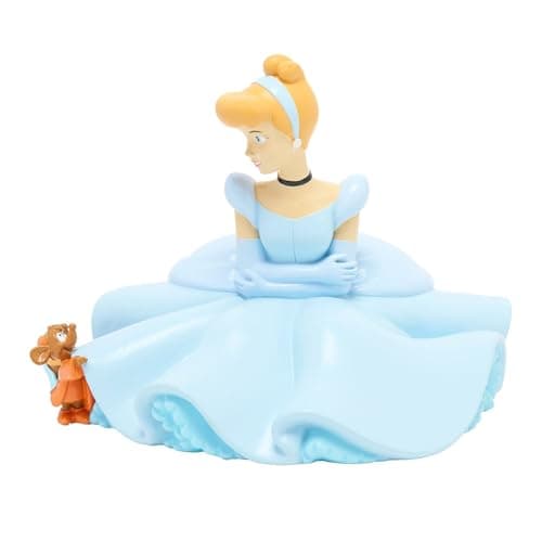 Image of Disney - Cinderella Money Bank - Children/Kids Early Years Money Saving Piggy Bank - Homeware & Decor For Disney Fans Iconic Movie Scene. H: 15 x W: 18 x D: 18cm.