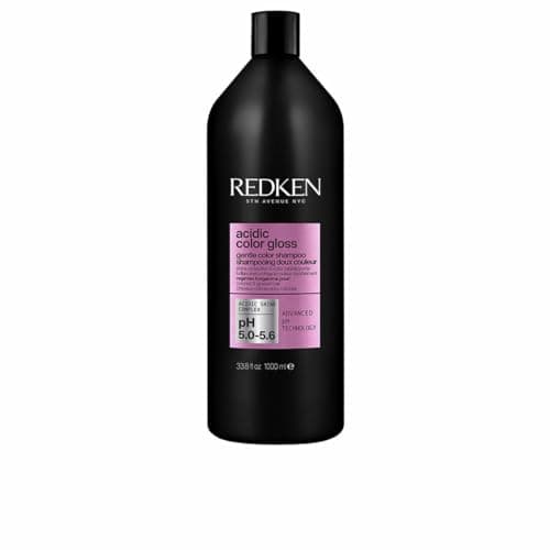 Image of Redken Acidic Color Gloss Shampoo for Coloured Hair 1 Litre Shine Booster