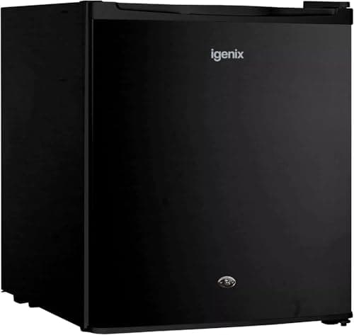 Image of Igenix IG3751BL Table Top Mini Freezer with 33 Litre Capacity, 1 Wire Shelf, Reversible and Lockable Door, Black