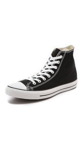 Image of Converse Mens All Star Hi Top Trainers Black 8 UK