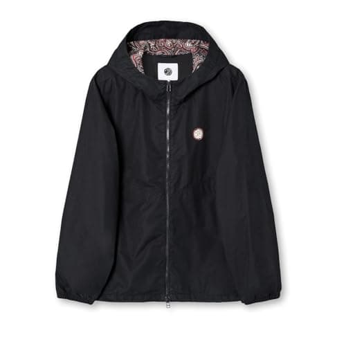 Image of Pretty Green Mens Feltham Hooded Jacket Black S