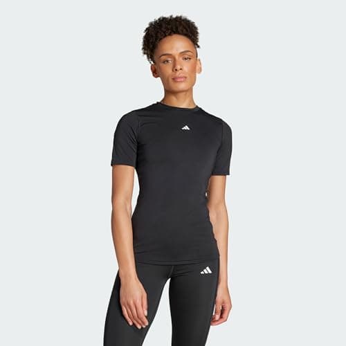 Image of adidas Women's Techfit Training T-Shirt, Black, M