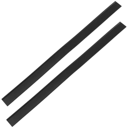 Image of 2Pcs 14” Professional Window Squeegee Rubber 35cm Replacement Window Cleaning Blade,Double Sided Rubber Wiper Strip High Grade Machine Cut Window Cleaning Equipment Fits Most Window Wipers