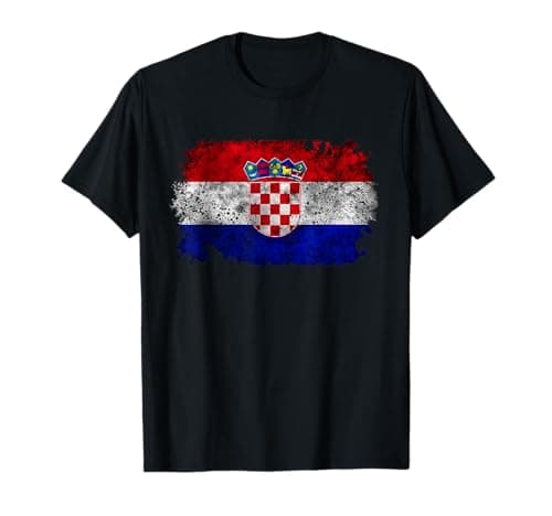 Image of Croatia tshirt, Croatian map, Croatia shirts for women T-Shirt
