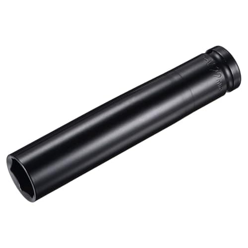 Image of sourcing map 1/2" Drive by 22mm Deep Impact Socket, Heat-Treated CR-V Steel 6" Length, 6-Point Metric Sizes