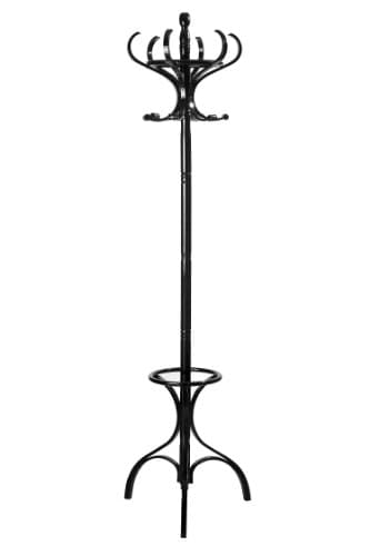 Image of Premier Housewares Floor Standing Coat Stand, Black, 184 cm