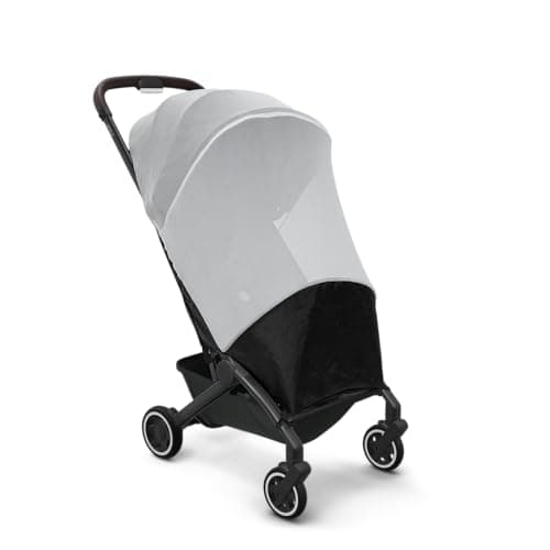 Image of Joolz Aer & Aer+ Buggy Mosquito Net – Insect Protection with Breathable Mesh, Easy Attachment, Storage Bag Included for Joolz Aer Pushchair – Grey – Baby Stroller Accessory