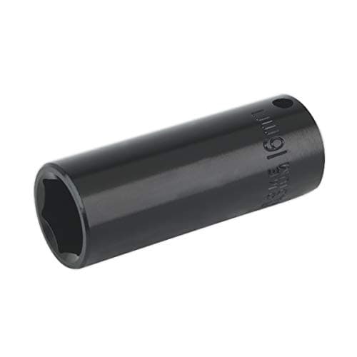 Image of Sealey Is3816D Impact Socket 16Mm Deep 3/8Sq Drive
