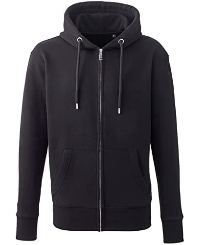 Image of Anthem Men's Full Zip Hoodie Hooded Sweatshirt, Black, L