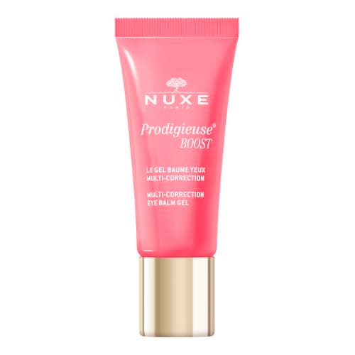 Image of Nuxe Prodigieuse Boost Multi-Correction Eye Balm Gel 15ml, Radiance-Boosting Eye Treatment, Reduces Puffiness & Dark Circles, With Jasmine Extract for a Fresh, Well-Rested Look, Vegan Formula