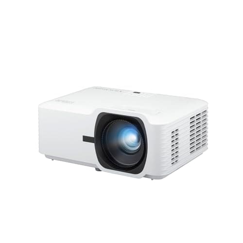 Image of ViewSonic LS740HD Laser Projector, 5500 ANSI Lumens, Full HD 1080p, HDR/HLG & 4K Input Support, 3,000,000:1 Contrast, 30,000h Laser Life, 2x HDMI 2.0, H/V Keystone, 1.3x Optical Zoom, 15W Speaker