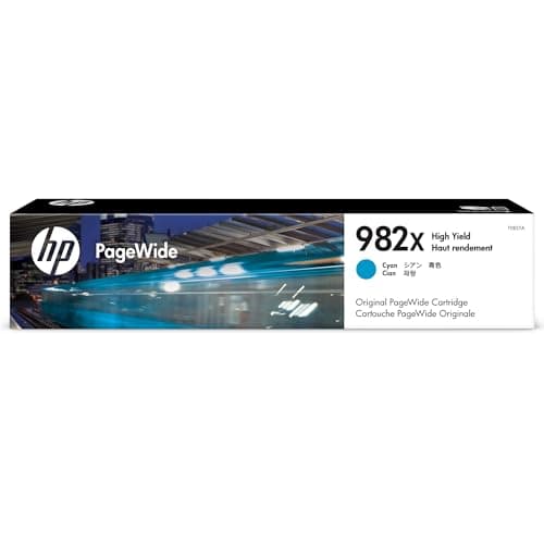 Image of HP T0B27A 982X High Yield Original PageWide Cartridge, Cyan, Single Pack