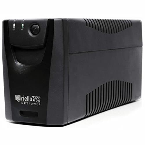 Image of Riello Net Power 600 600VA 4AC Outlet(s), Compact, Black, Uninterruptible Power Supply (UPS), 360 W, 230 V, 220 V, 240 V, 50/60