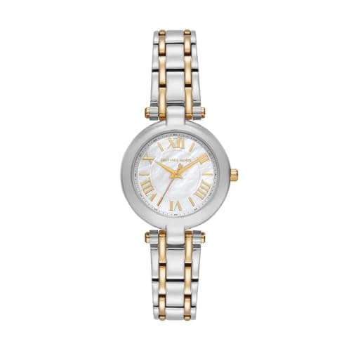 Image of Michael Kors Laney Watch for Women, Quartz Three Hand Movement with Stainless Steel Strap