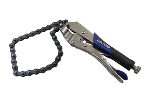 Image of US PRO Locking Chain Snap Wrench Spanner Car Oil Filter Remover 1678