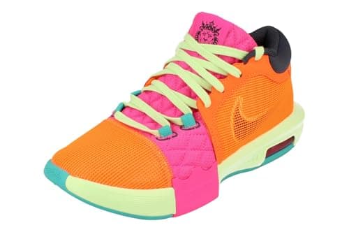 Image of NIKE Lebron Witness VIII Mens Basketball Trainers FB2239 Sneakers Shoes (UK 9 US 10 EU 44, Total Orange Thunder Blue 800)