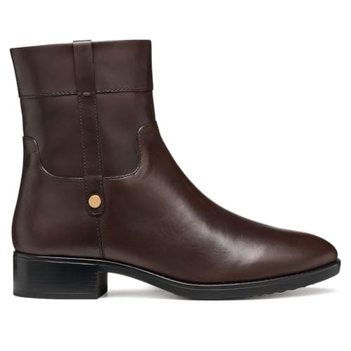 Image of Geox Women's D Felicity Ankle Boots, dark brown, 5 UK