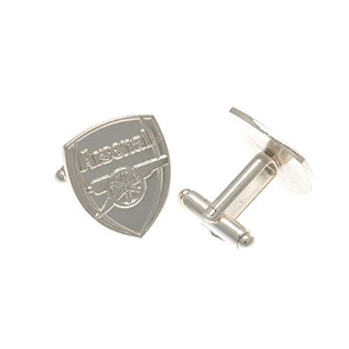 Image of Arsenal F.C. Silver Plated Cufflinks CR Official Merchandise