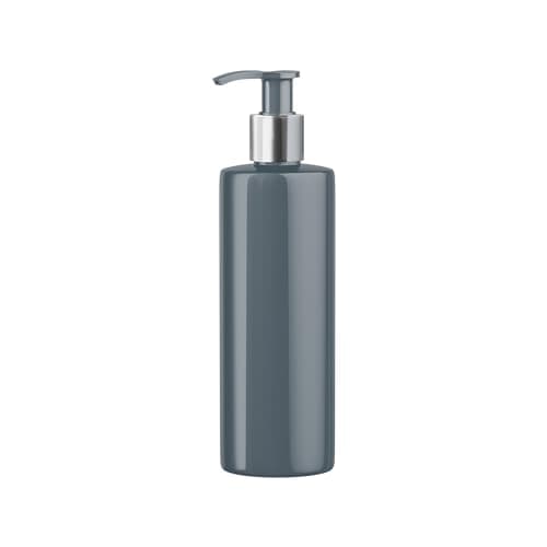 Image of Print Maniacs 500ml Grey PET Plastic Dispenser Pump Bottle With Silver Lotion Pump - Mrs Hinch Customisable DIY Refillable Bathroom Hand Soap