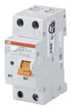 Image of ABB Protecta Plus S-ARC1 M C6 AFDD with Integrated MCB • 1P+N • 6 A Type C • 240 V AC • 10 kA Breaking Capacity • Arc Fault & Overcurrent Protection • DIN Rail 2 Modules • 2CSA275901R9064