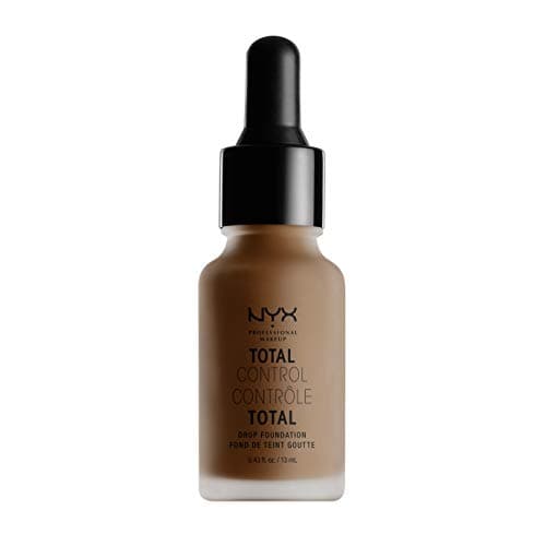 Image of NYX Professional Makeup Total Control Drop Foundation, Precise Dosage, Buildable Coverage, Long Lasting, Vegan Formula, Matte Finish, Shade: Cocoa