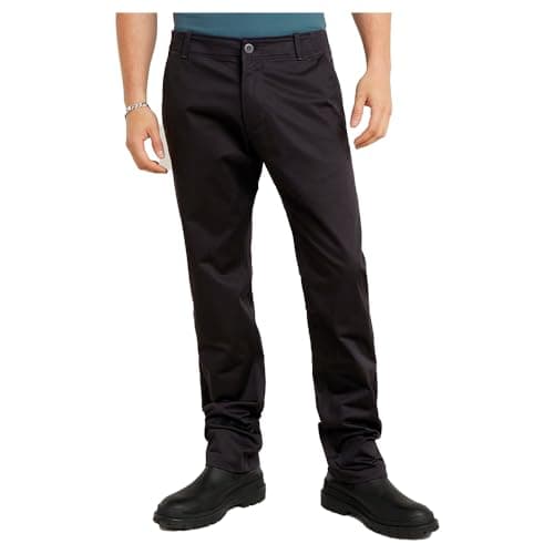 Image of G-STAR Men's Mosa Straight Chino, Black (dk black D25547-5126-6484), 34W / 32L