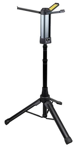 Image of Sealey Rechargeable Flexible Floodlight with Tripod, 24W COB LED & 5W SMD LED, 2000lm, Built-in Power Bank - LED240