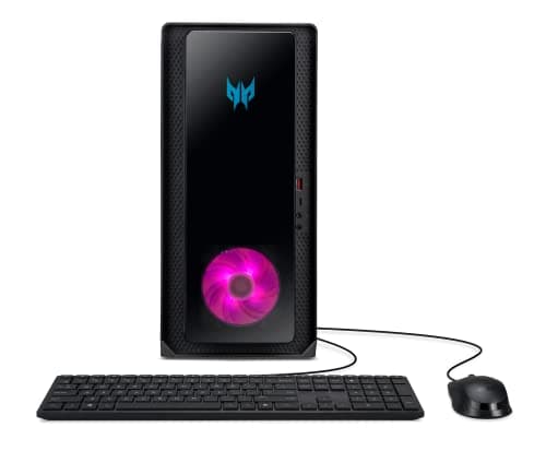 Image of Acer Predator Orion 3000 PO3-655-UR17 Gaming Desktop | Intel Core i7-14700F 20-Core Processor | NVIDIA GeForce RTX 4070 | 16GB DDR5 | 1TB PCIe Gen 4 SSD | Intel Wi-Fi 6E AX211 | Windows