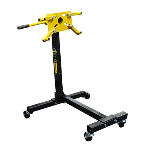 Image of RocwooD Engine Stand 1000 lbs 450kg Heavy Duty Support Swivel Transmission Gearbox Professional Mount Tool Car Trolley Garage Workshop 360 Degree Rotation