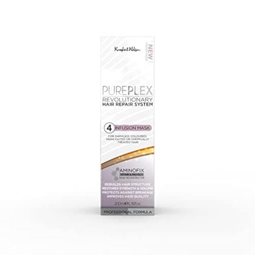 Image of PurePlex Revolutionary Hair Repair System No 4 Infusion Mask 200ml. Deep Conditioning Treatment. Bond Hair Building formula for all hair types.