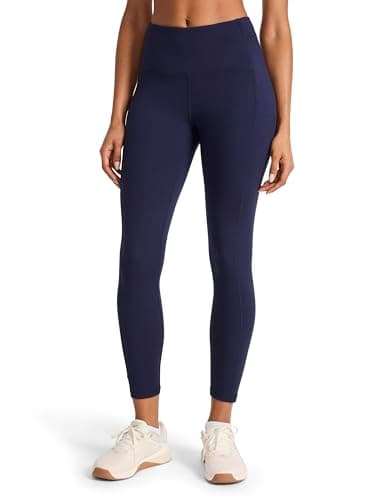 Image of Reebok Women's Ultimate Highrise 7/8” Legging, Standard Fit, 25” Inseam, Vector Navy, Large