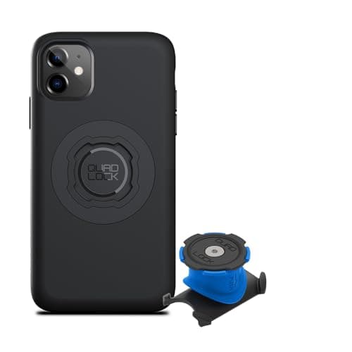 Image of Quad Lock Stem/Handlebar Bike Phone Holder Kit with MAG Phone Case for iPhone 11