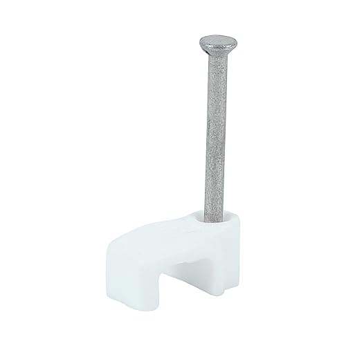 Image of To fit 1.0mm Flat Cable Clips - White