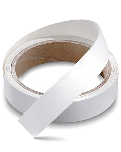 Image of FAKILO Melamine Edge Banding White 16mm x 3m Veneer Edging Easy Application Iron on Edge Banding Tape for Cabinet Plywood Repairs Furniture Restoration